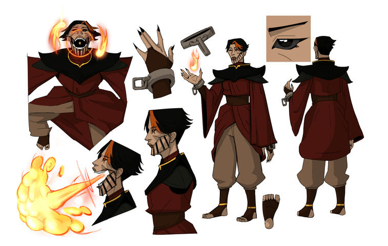 Fire Bender Prisoner Concept